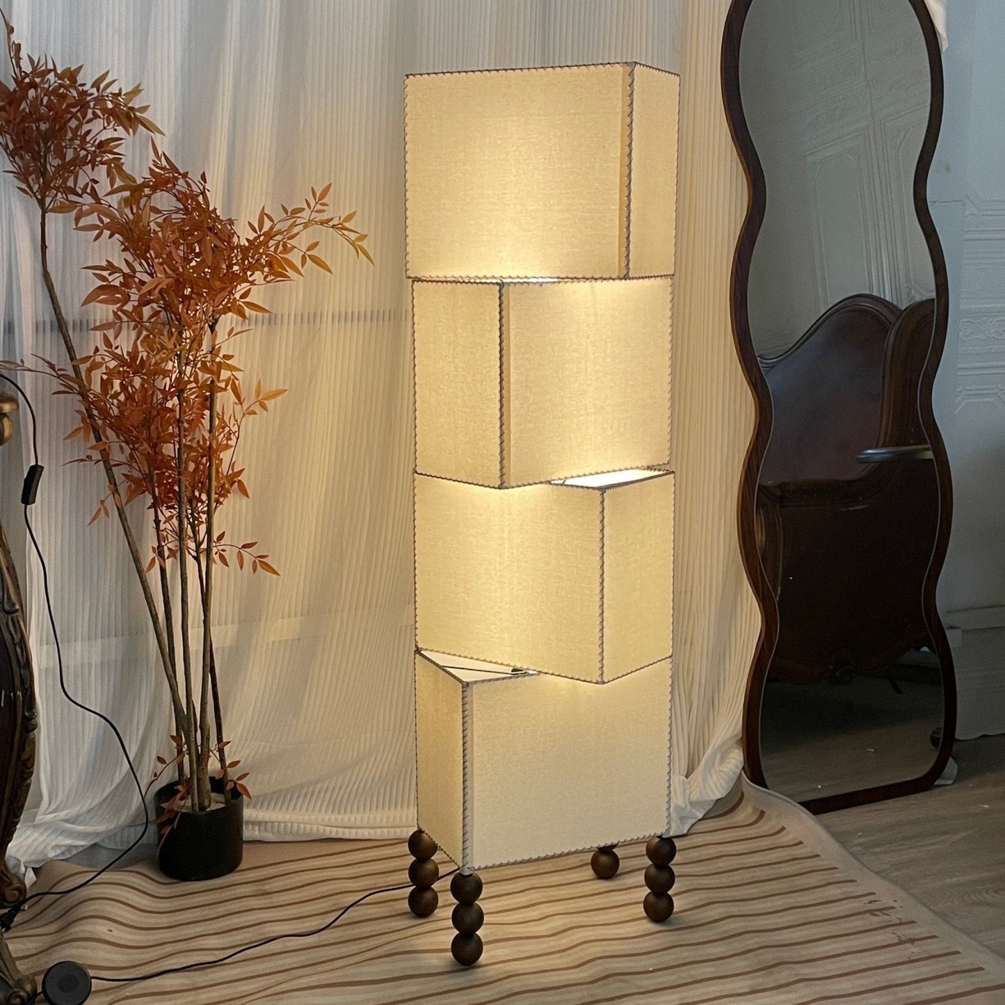 Cubia Fabric Floor Lamp