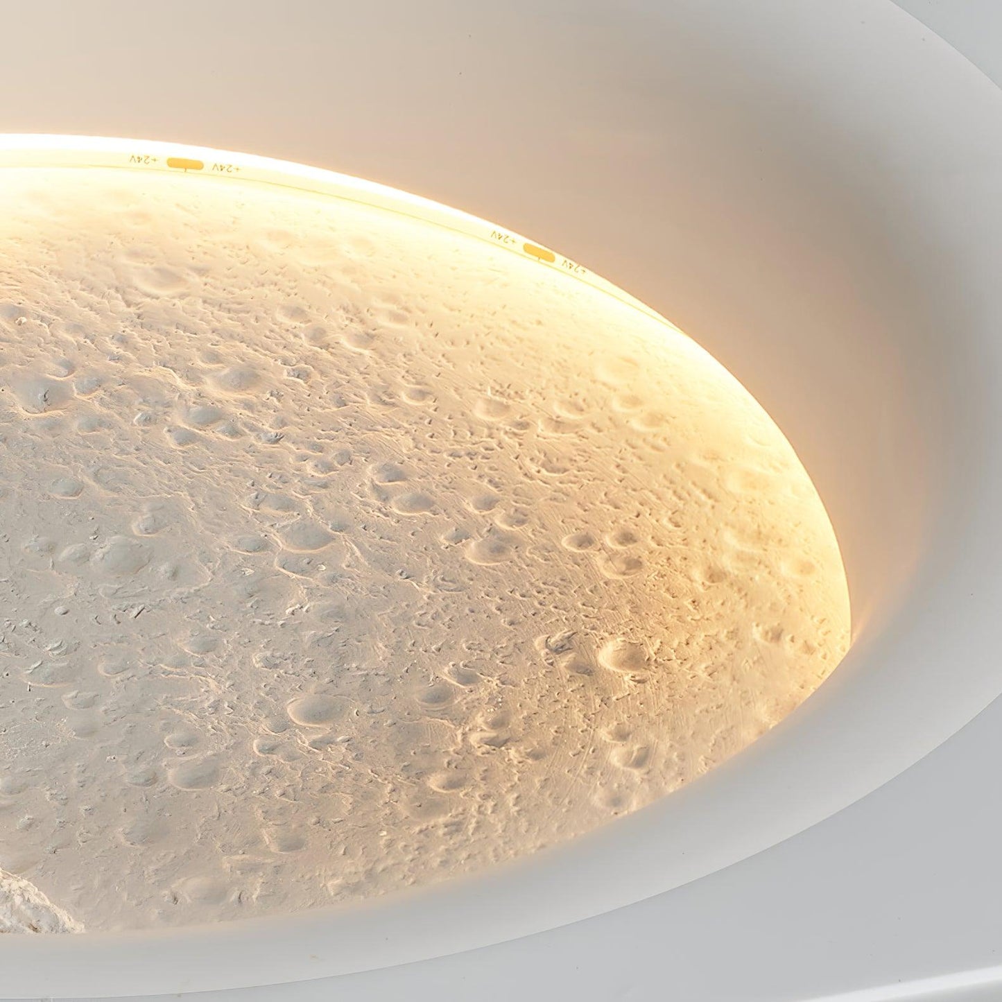Gypsum Moon Wall Lamp