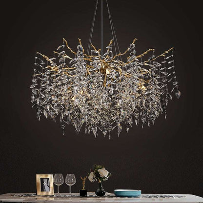 Albero Collection Crystal Ceiling Light Fixture