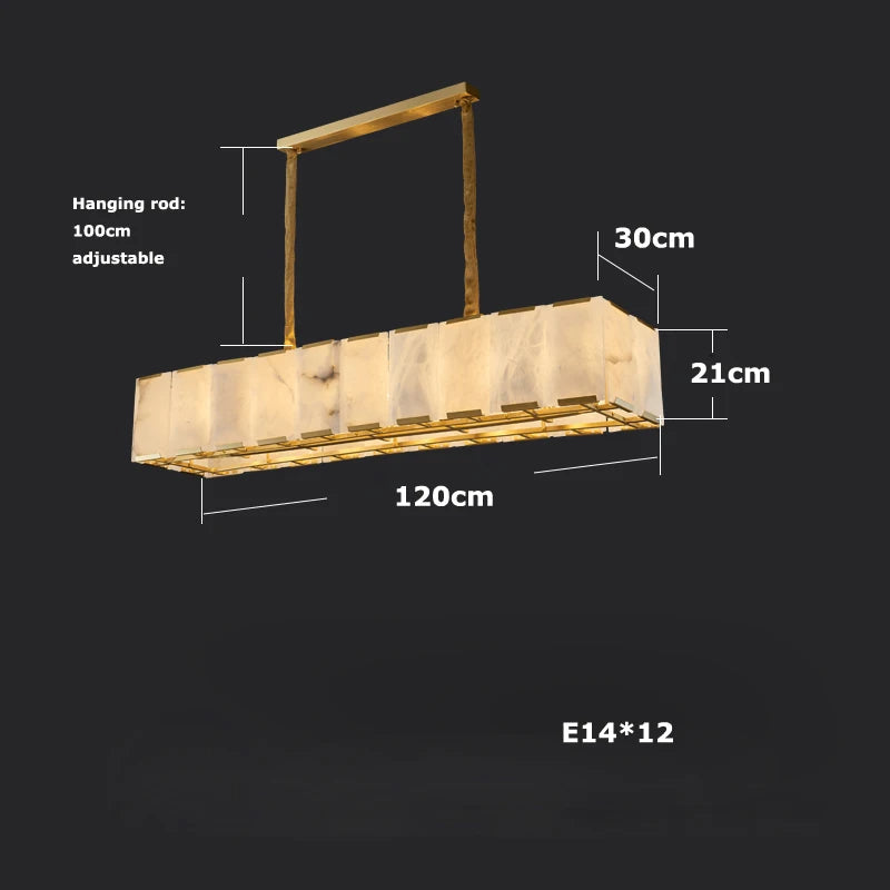 Natural Marble Ceiling Chandelier
