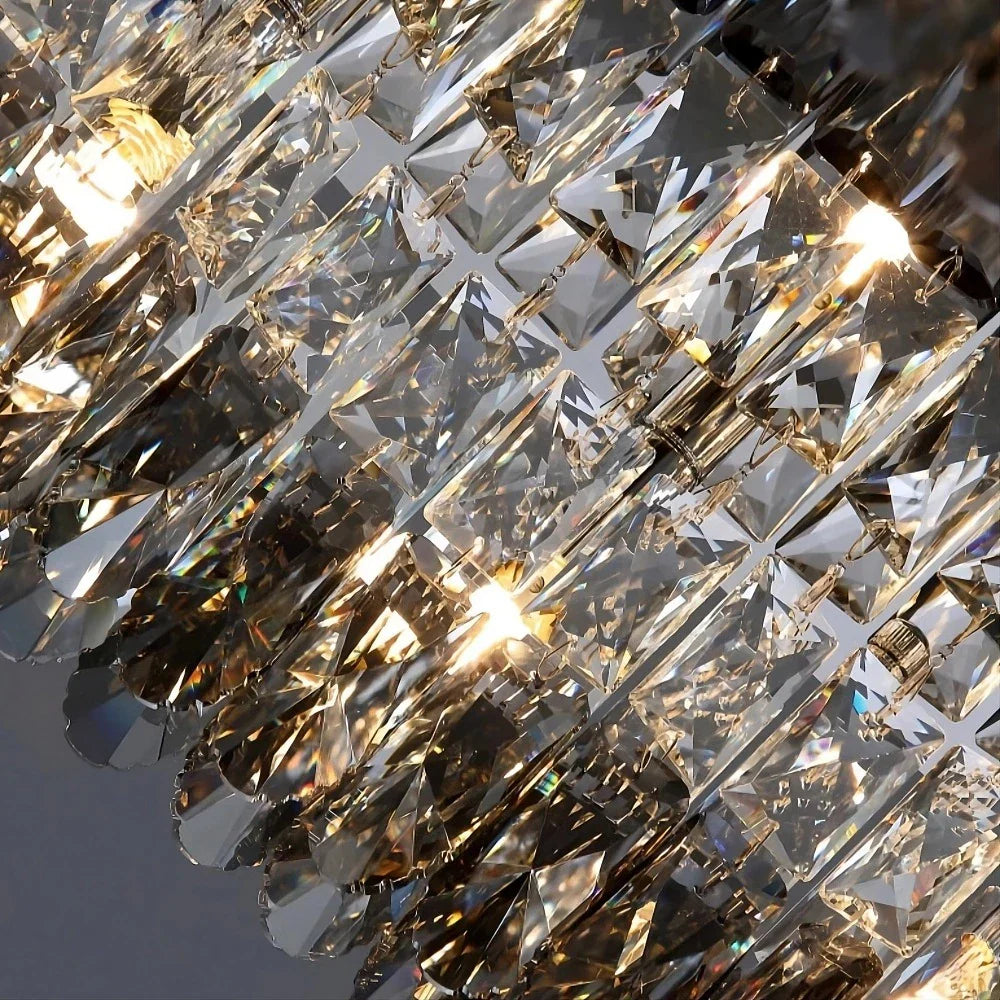 Giano Crystal Flush Mount Light Fixture