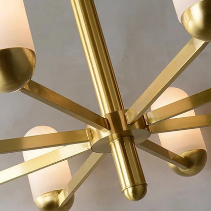 Moonshade Natural Marble Multi Light Chandelier
