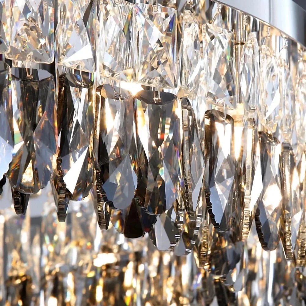 Giano Crystal Flush Mount Light Fixture