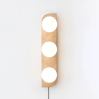 Elysian Travertine Plug-in Wall Light