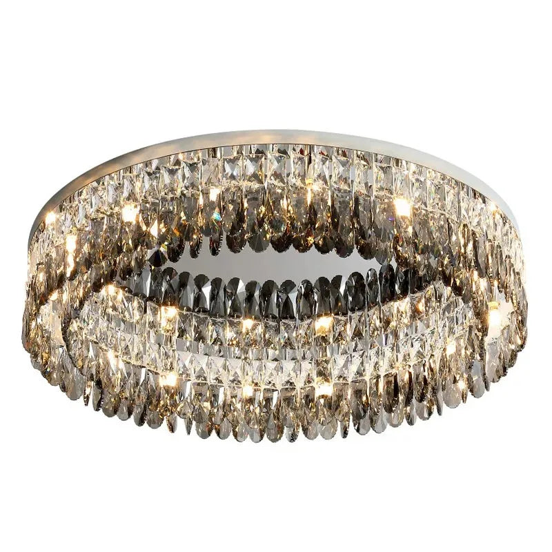 Giano Crystal Flush Mount Light Fixture