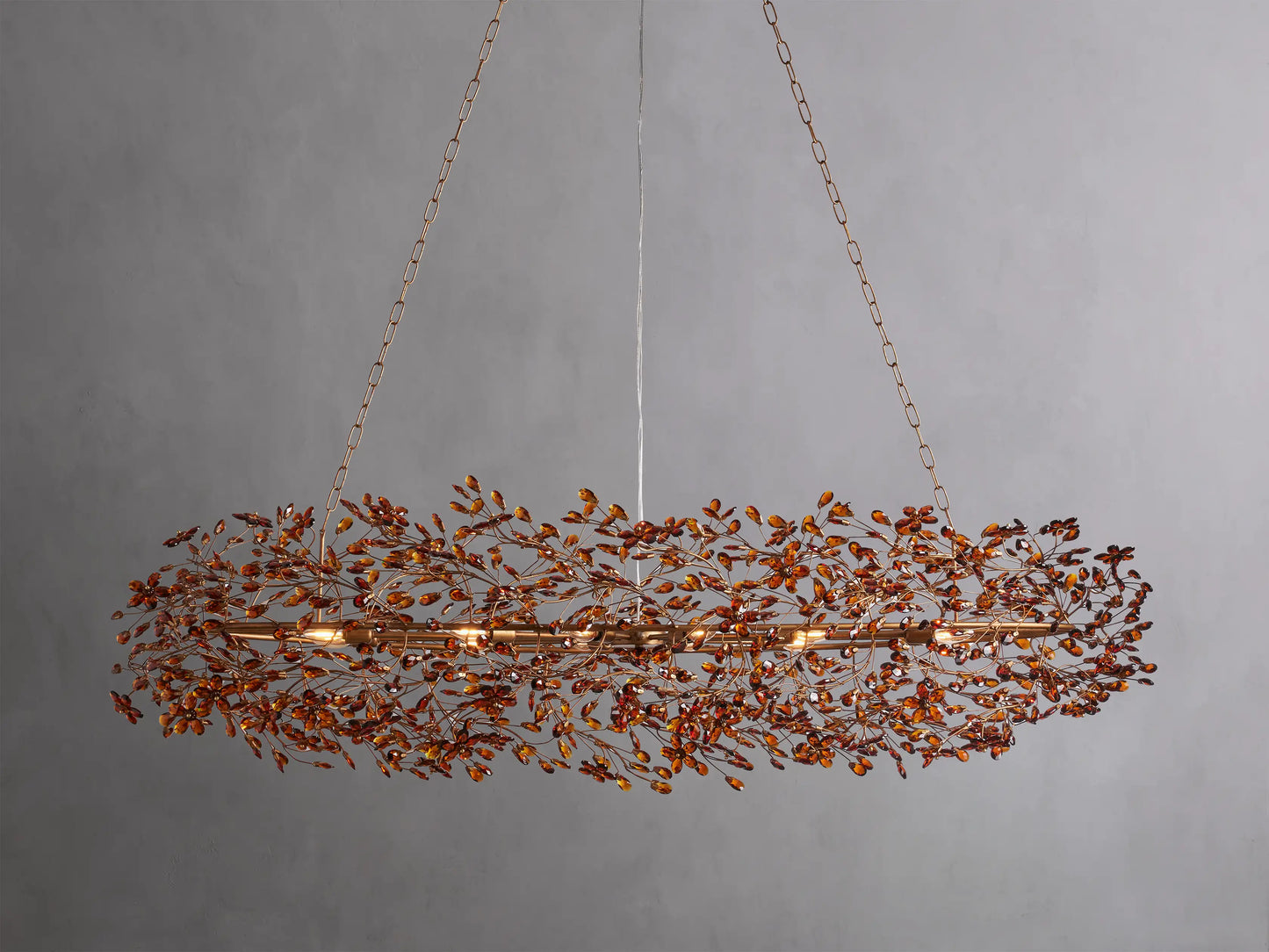Fiore Oval Chandelier 62''74''
