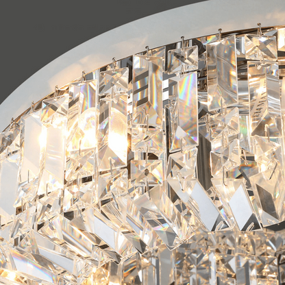 Specchio Flush Mount Crystal Ceiling Fixture