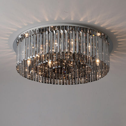 Gio Crystal Flush Mount Light Fixture
