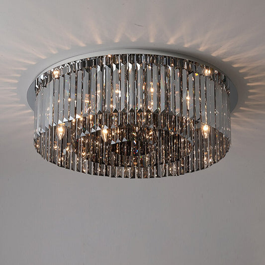 Gio Crystal Flush Mount Light Fixture