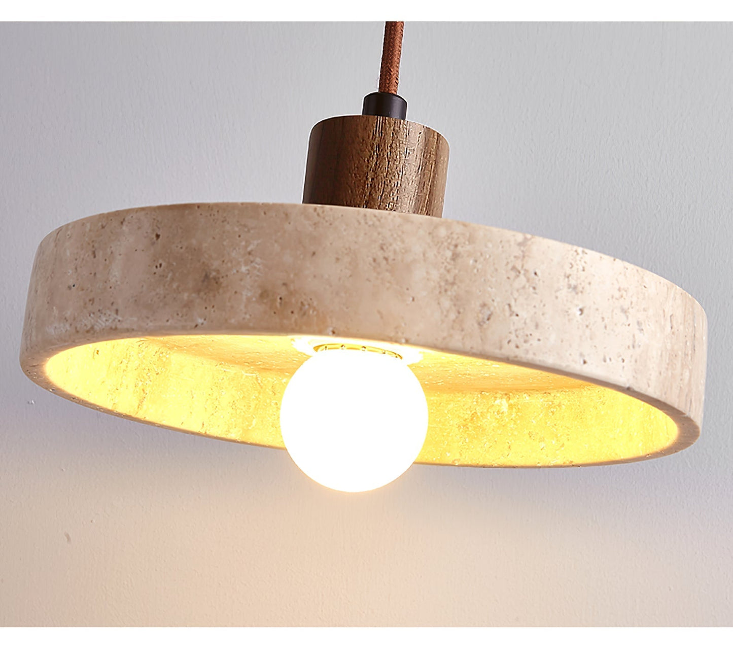 Piedra Travertine Pendant Light