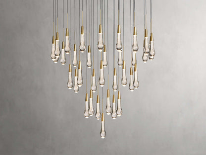 Soltaire Round Chandelier 17" 24" 36“ 58“