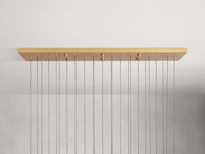 Soltaire Linear Chandelier 37"50"70"87"120"