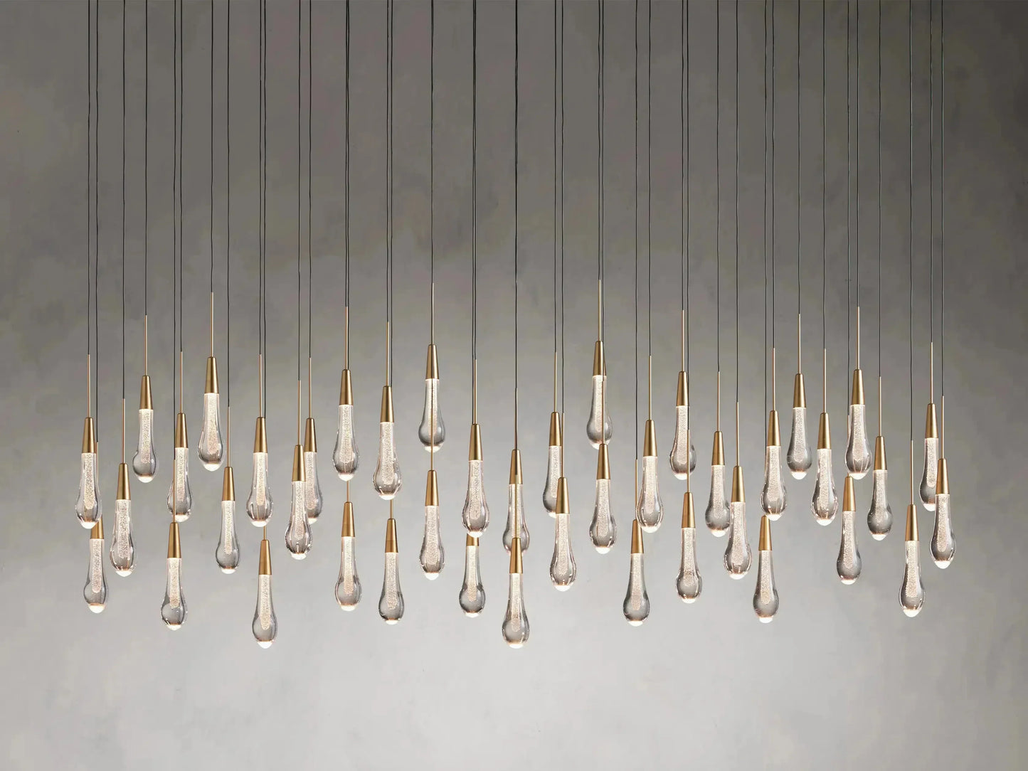 Soltaire Linear Chandelier 37"50"70"87"120"