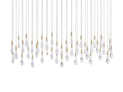 Soltaire Linear Chandelier 37"50"70"87"120"