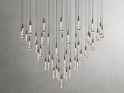 Soltaire Round Chandelier 17" 24" 36“ 58“