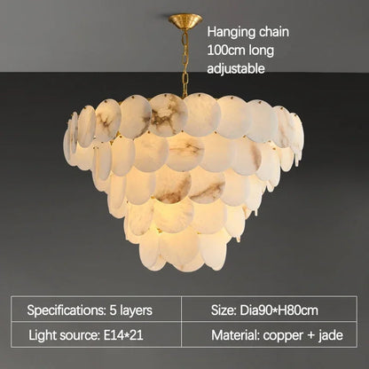 Bordwell Marble Chandelier