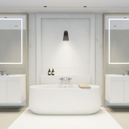 Conical Glass Plug-in Wall Lamp