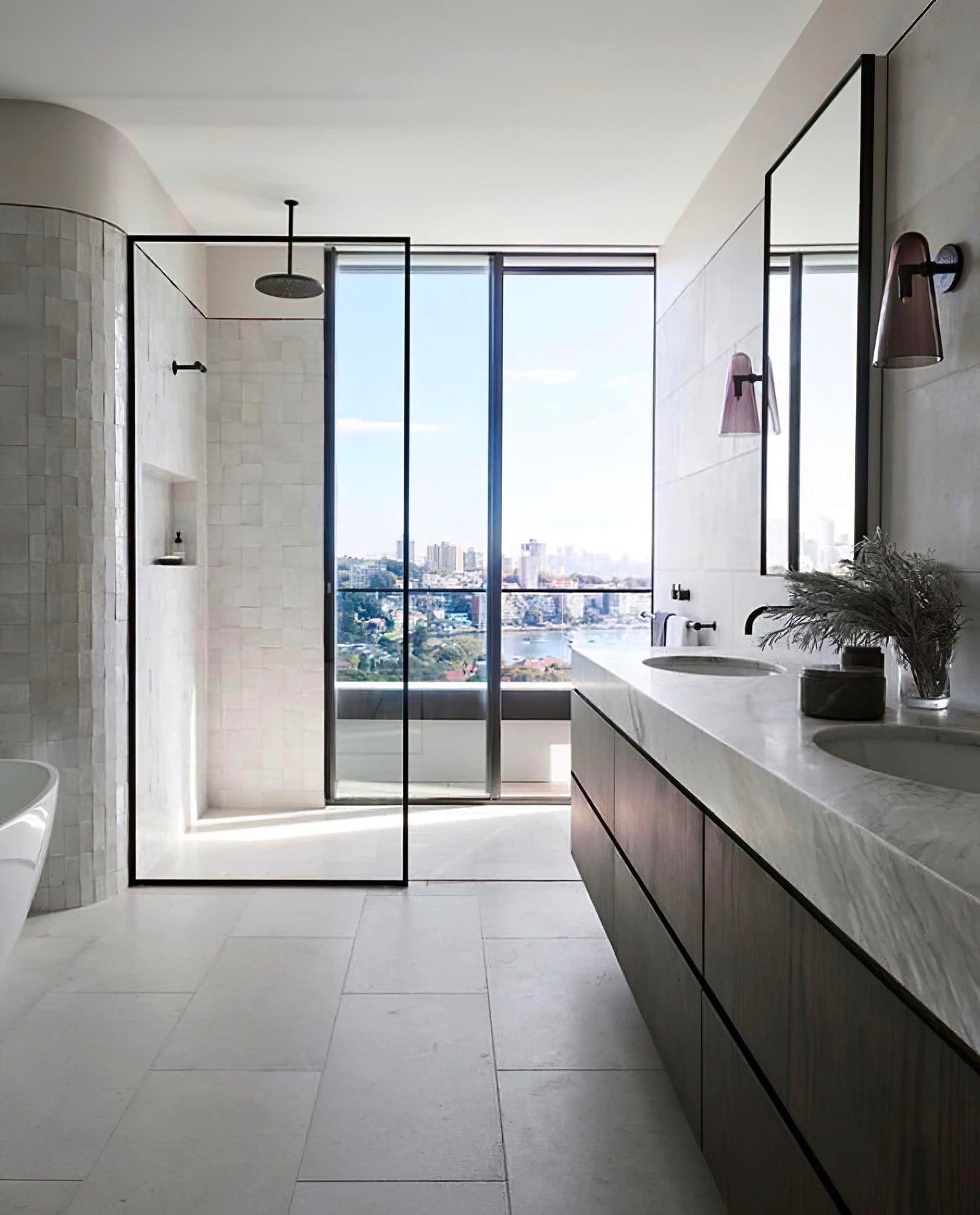 Conical Glass Plug-in Wall Lamp