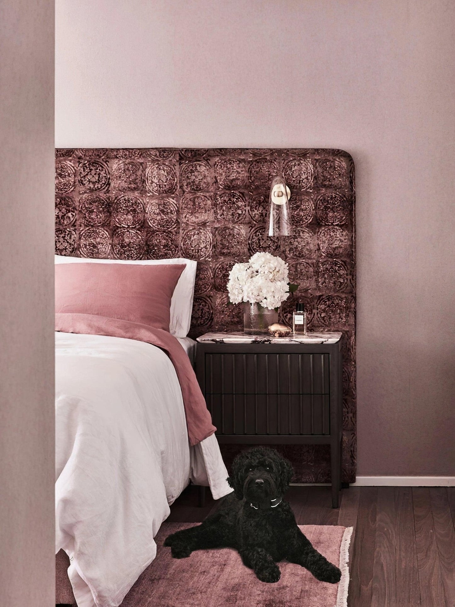 Conical Glass Plug-in Wall Lamp