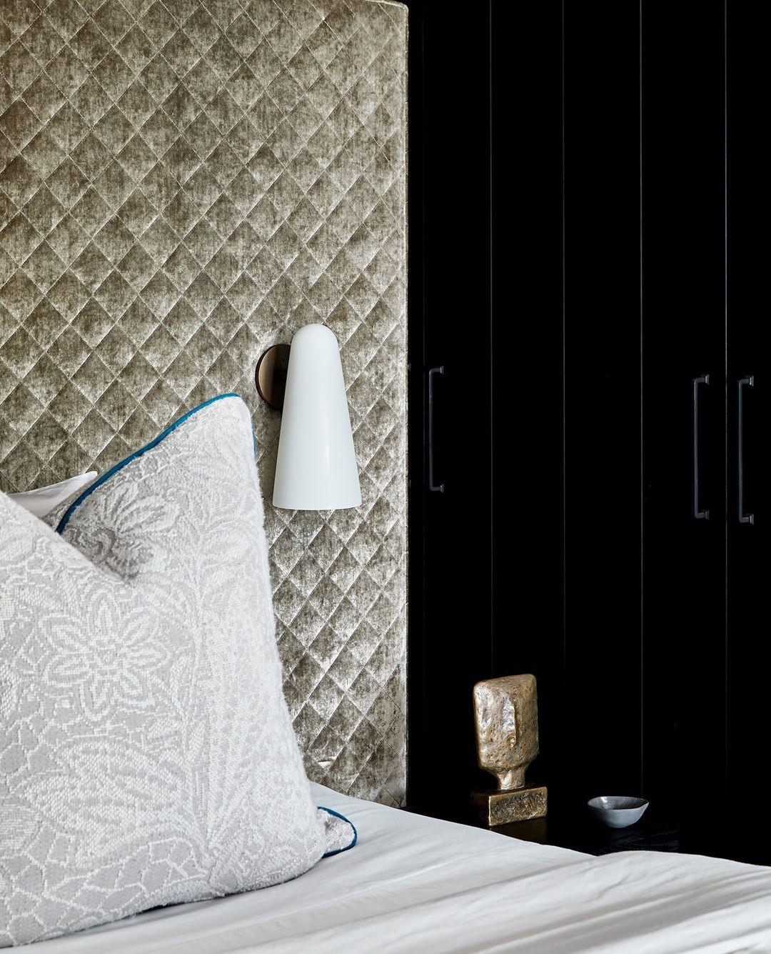 Conical Glass Plug-in Wall Lamp