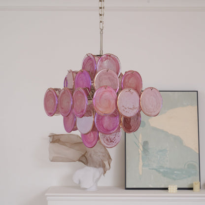 Aurelia Pink Murano Glass Chandelier