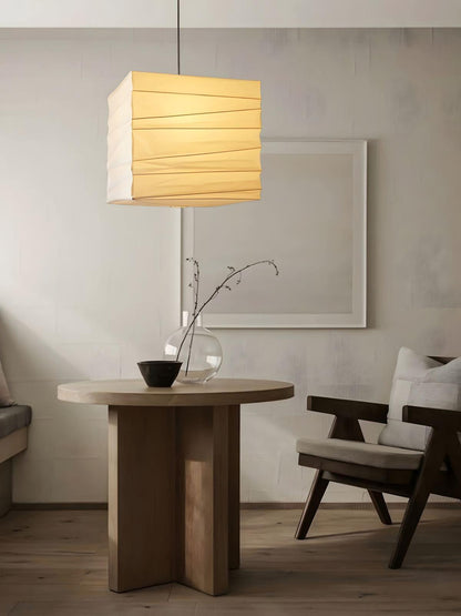 Ayla Paper Cube Pendant Lamp
