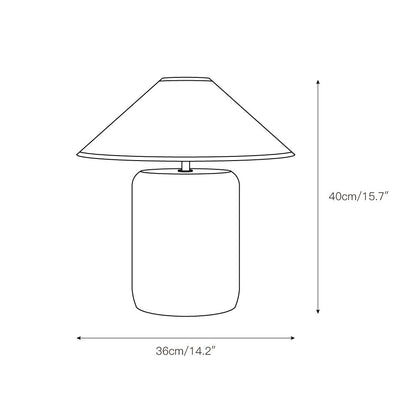 Block Marble Table Lamp