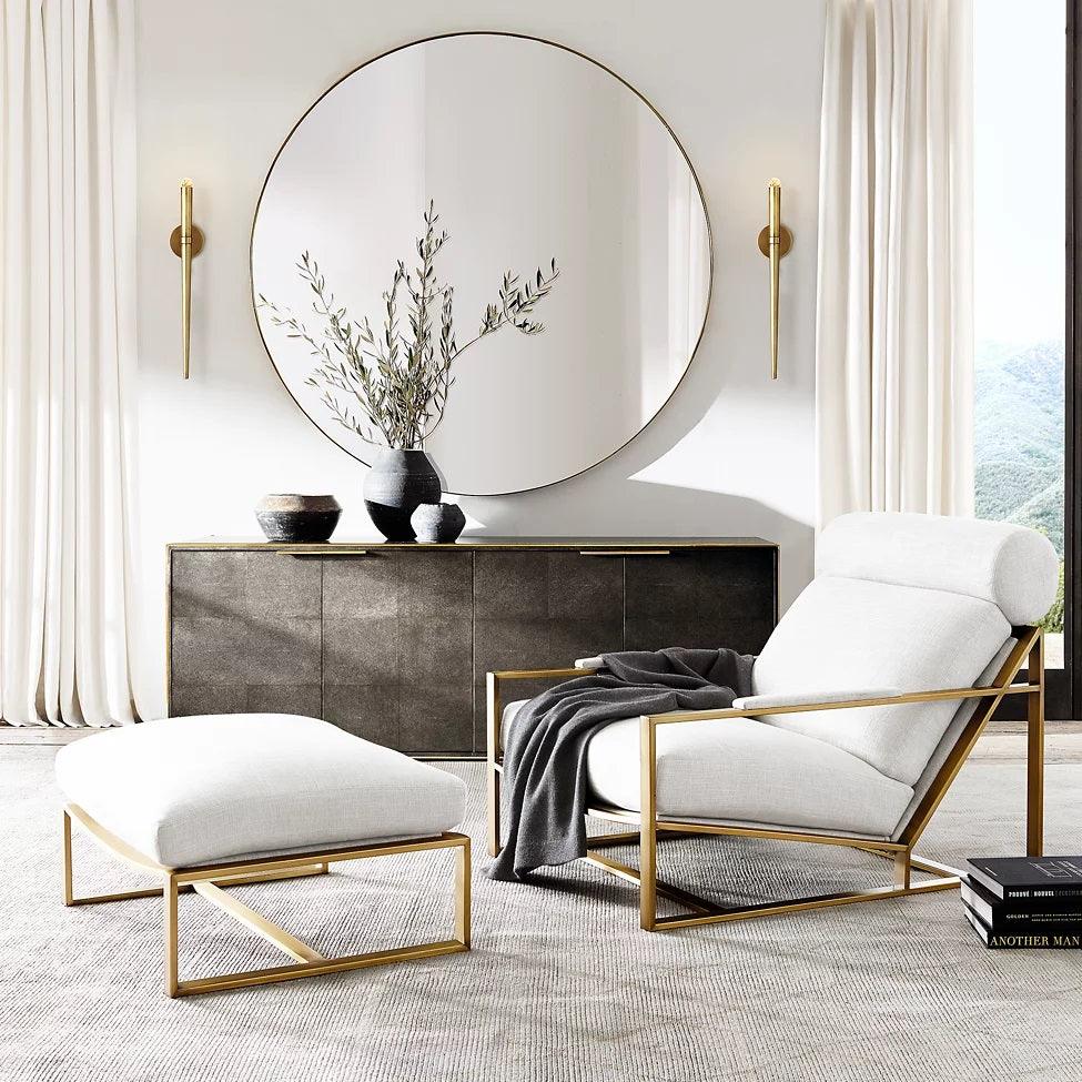 Cone Wall Lamp in Brass