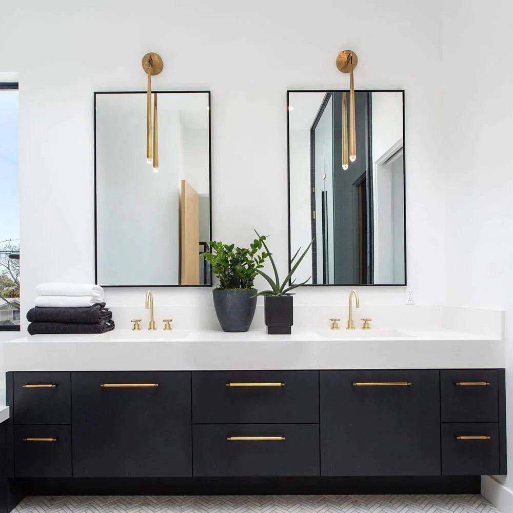 Cone Wall Lamp in Brass