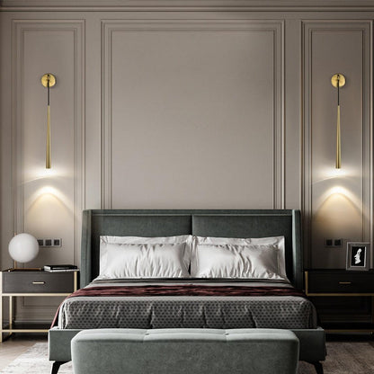 Cone Wall Lamp in Brass