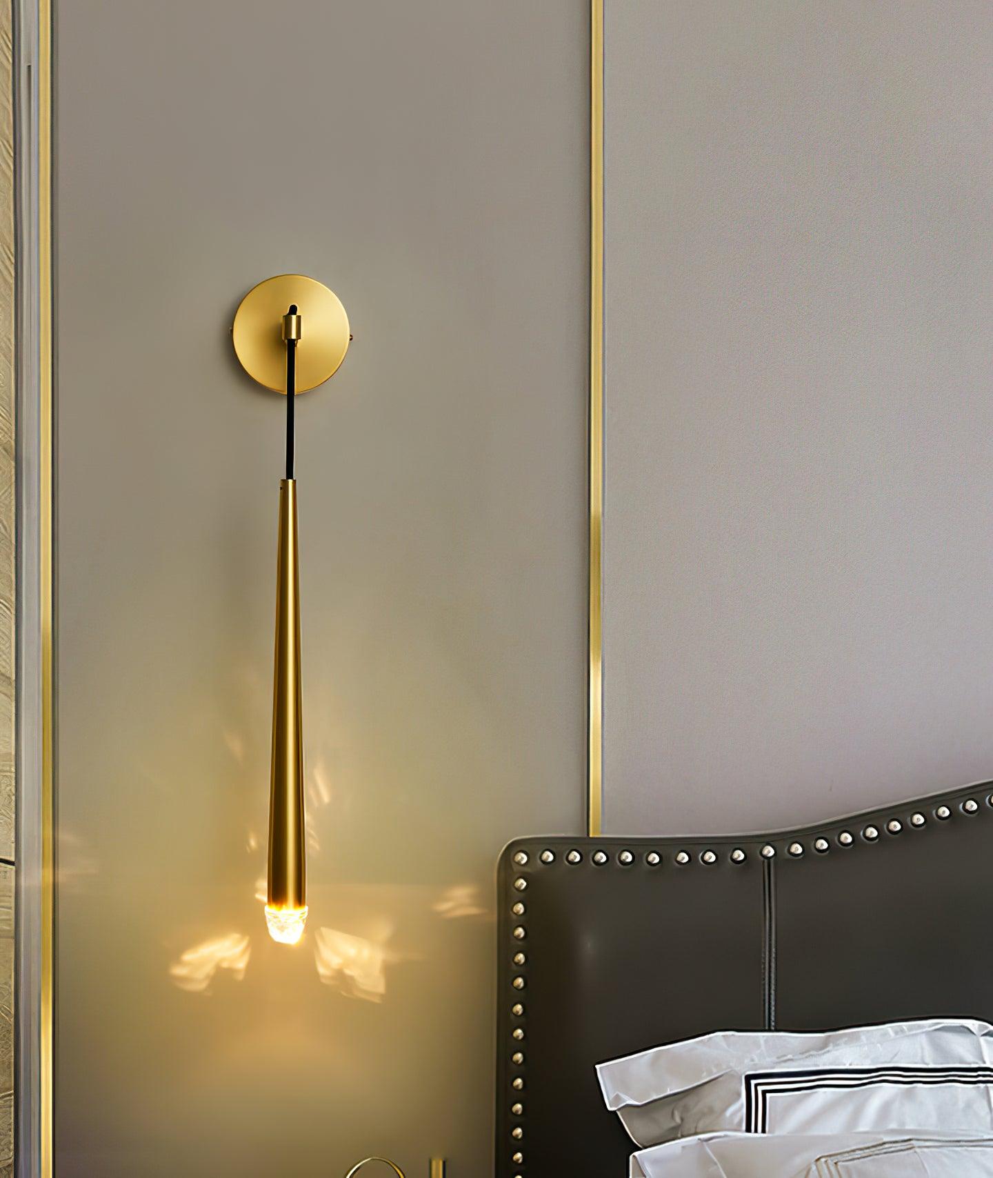 Cone Wall Lamp in Brass