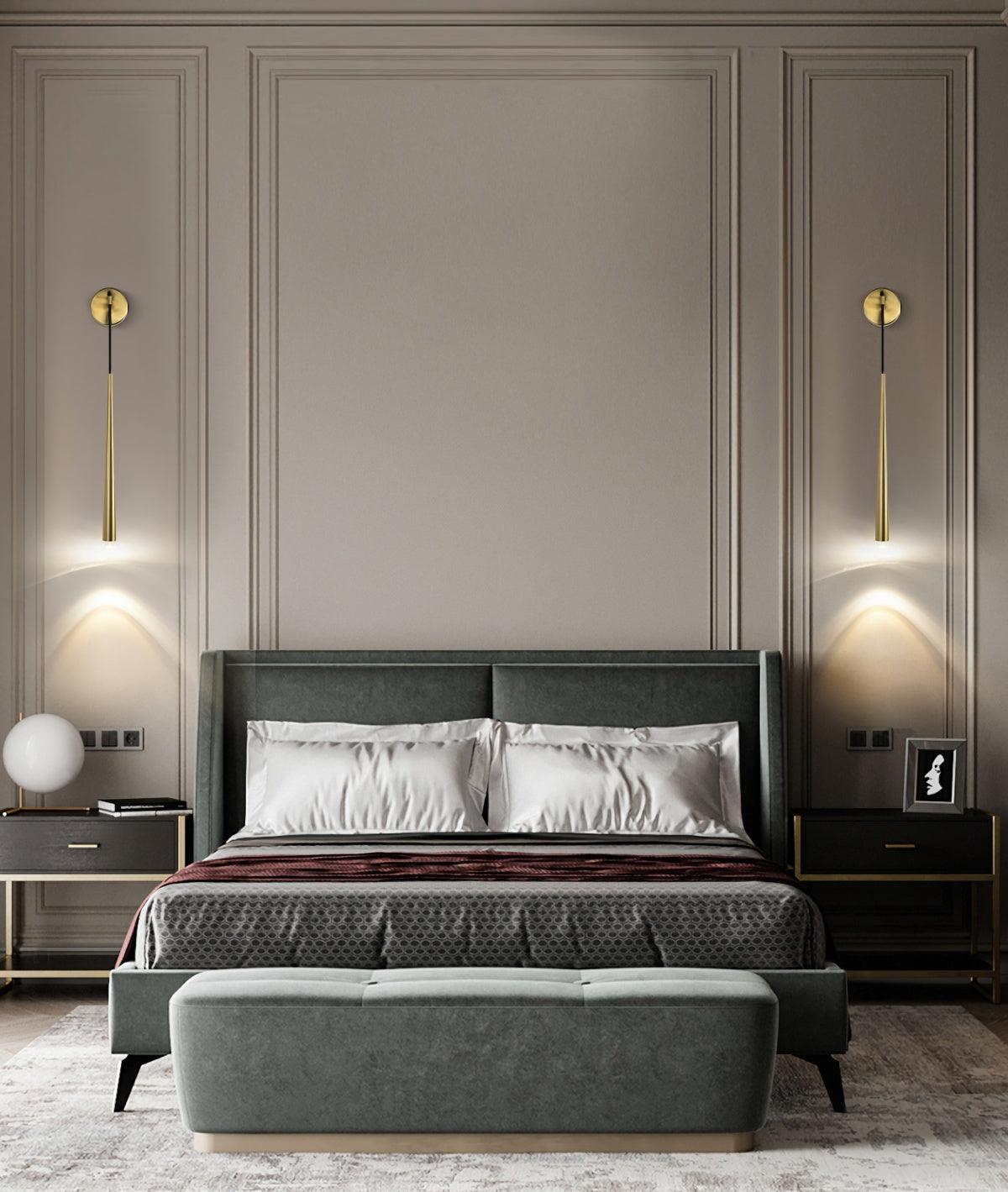 Cone Wall Lamp in Brass