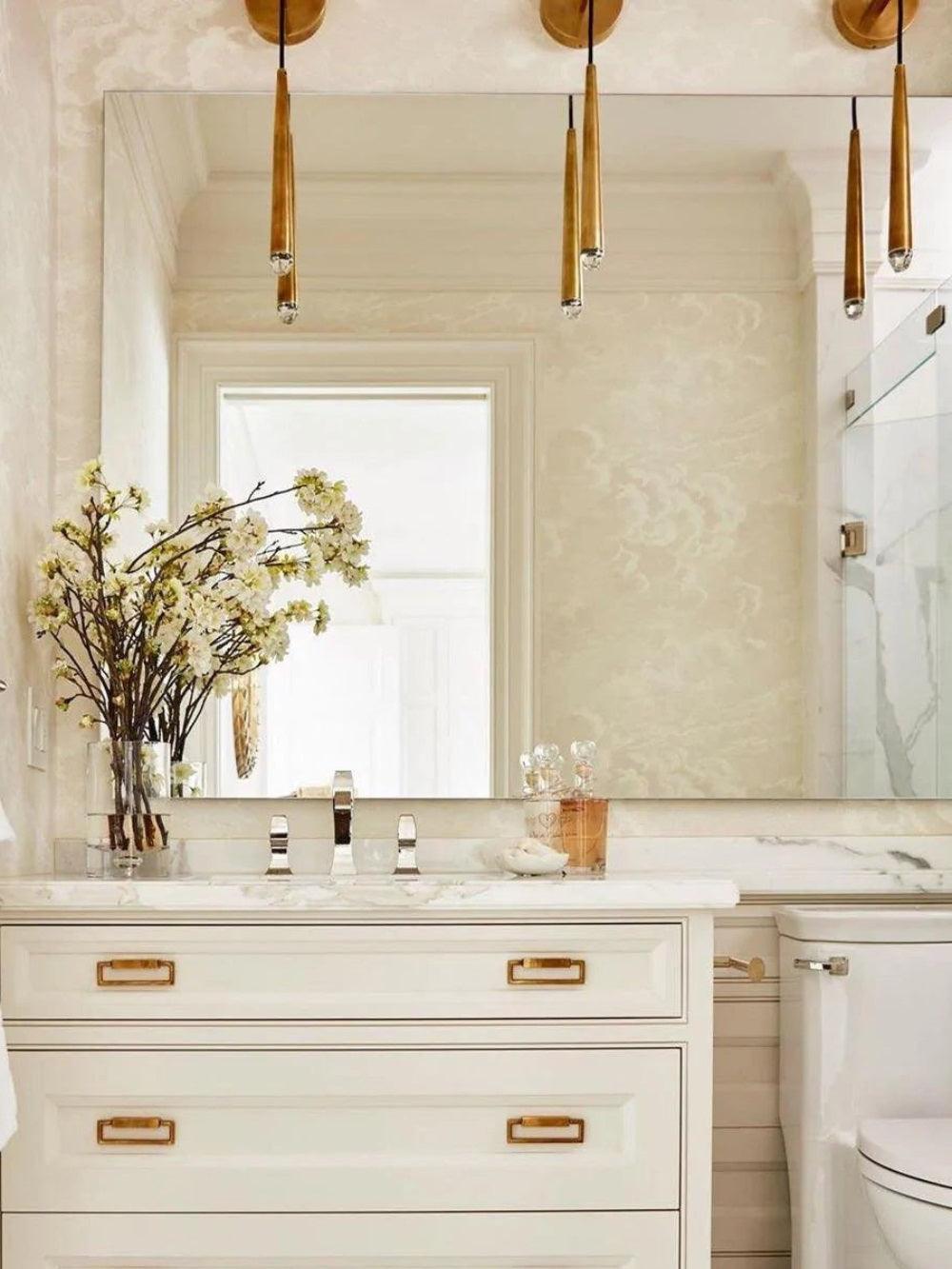 Cone Wall Lamp in Brass