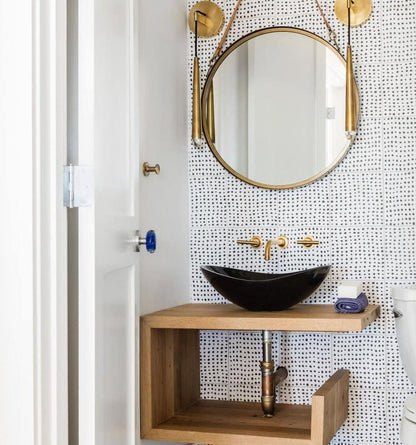 Cone Wall Lamp in Brass