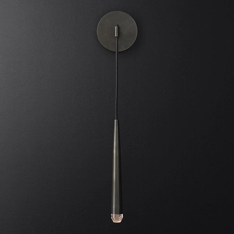 Cone Wall Lamp in Brass