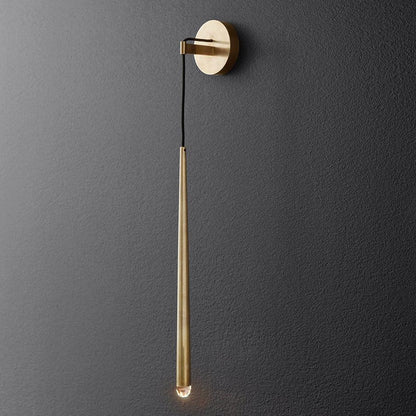 Cone Wall Lamp in Brass