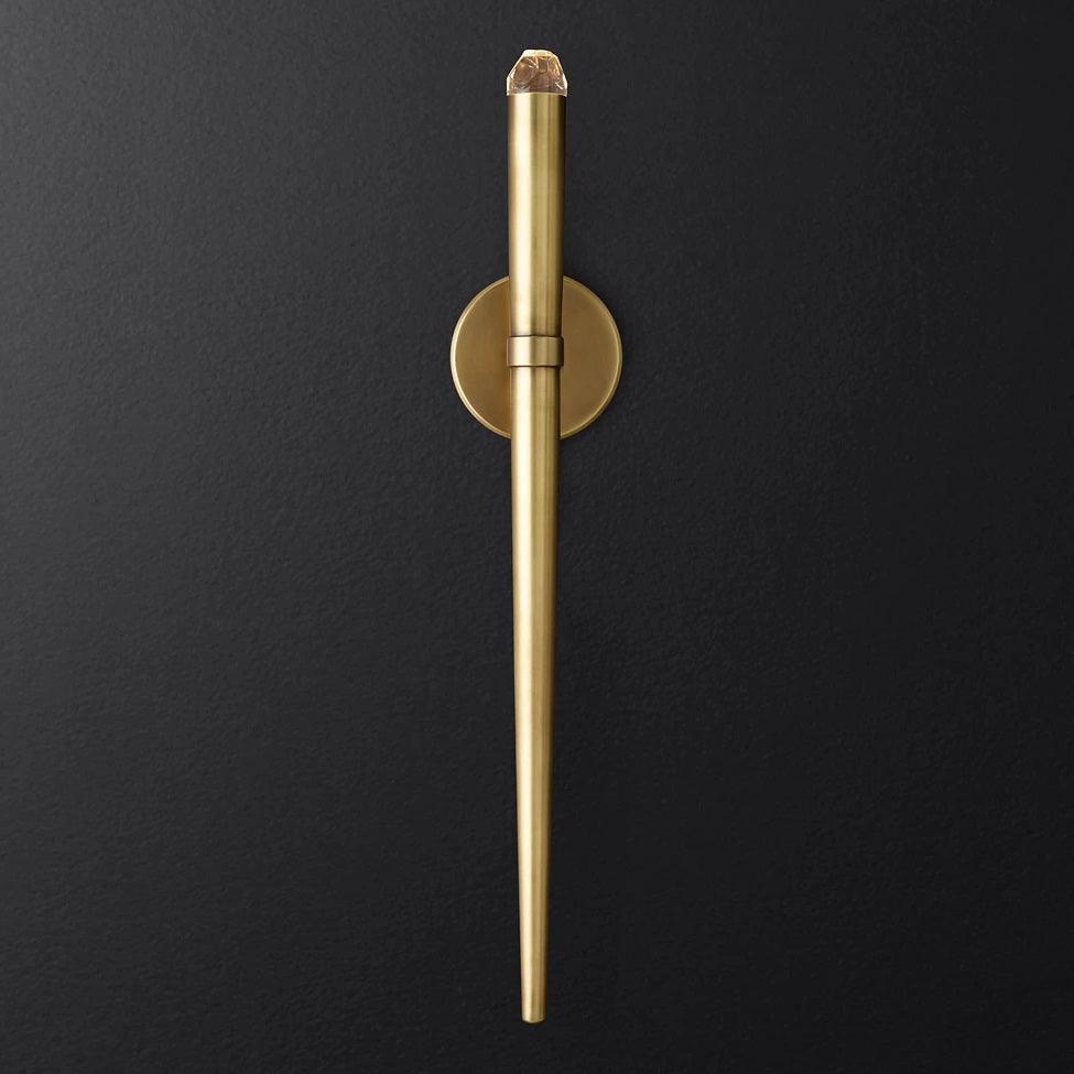 Cone Wall Lamp in Brass