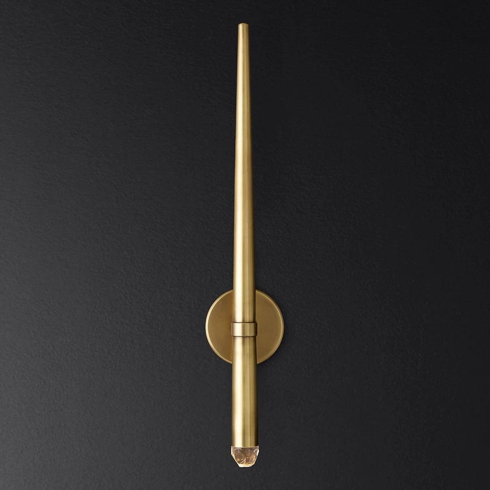 Cone Wall Lamp in Brass
