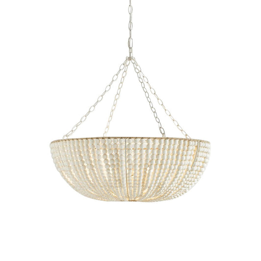 Lana Wood Beaded Chandelier