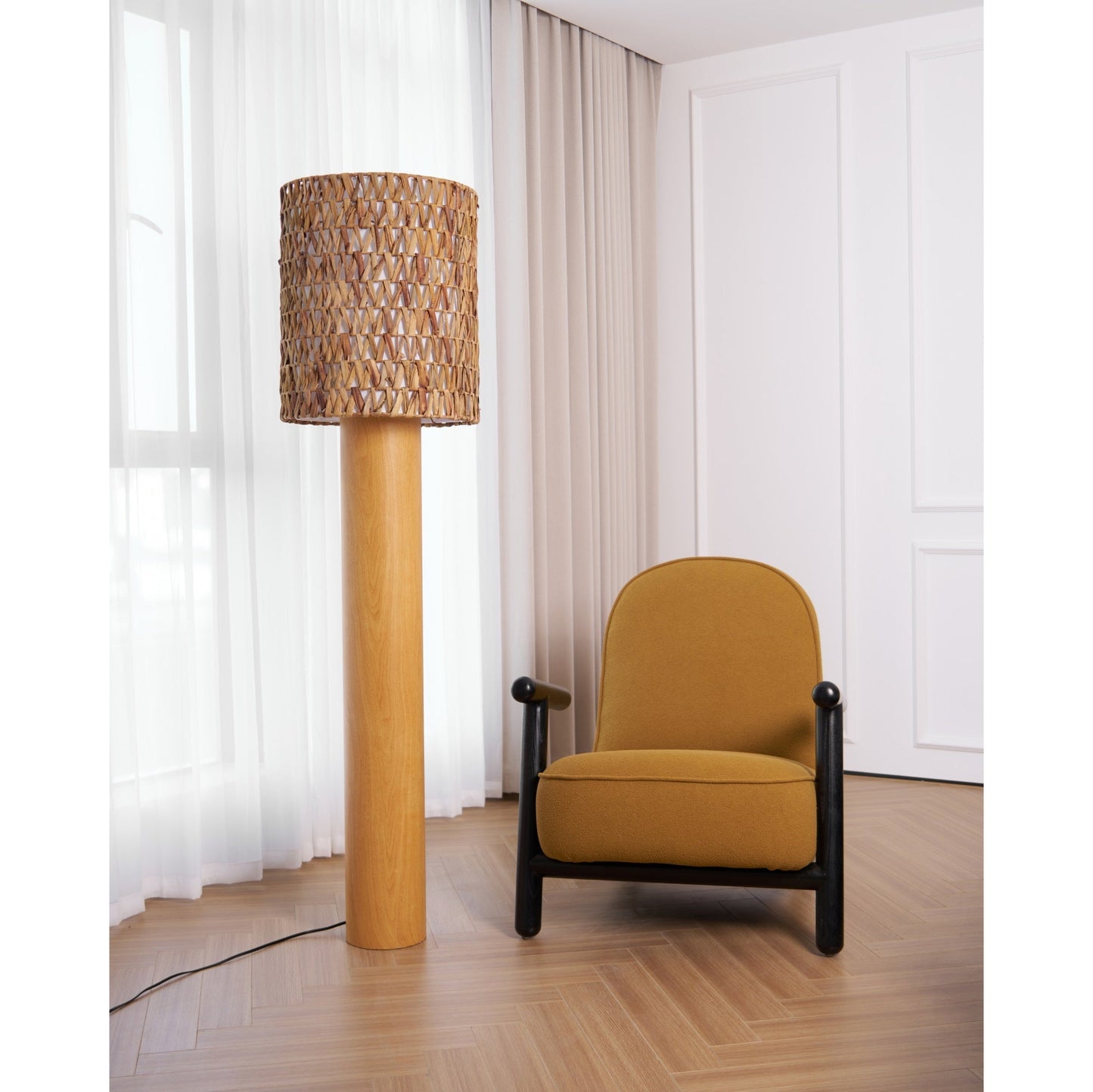 Brodie Wood Floor Lamp