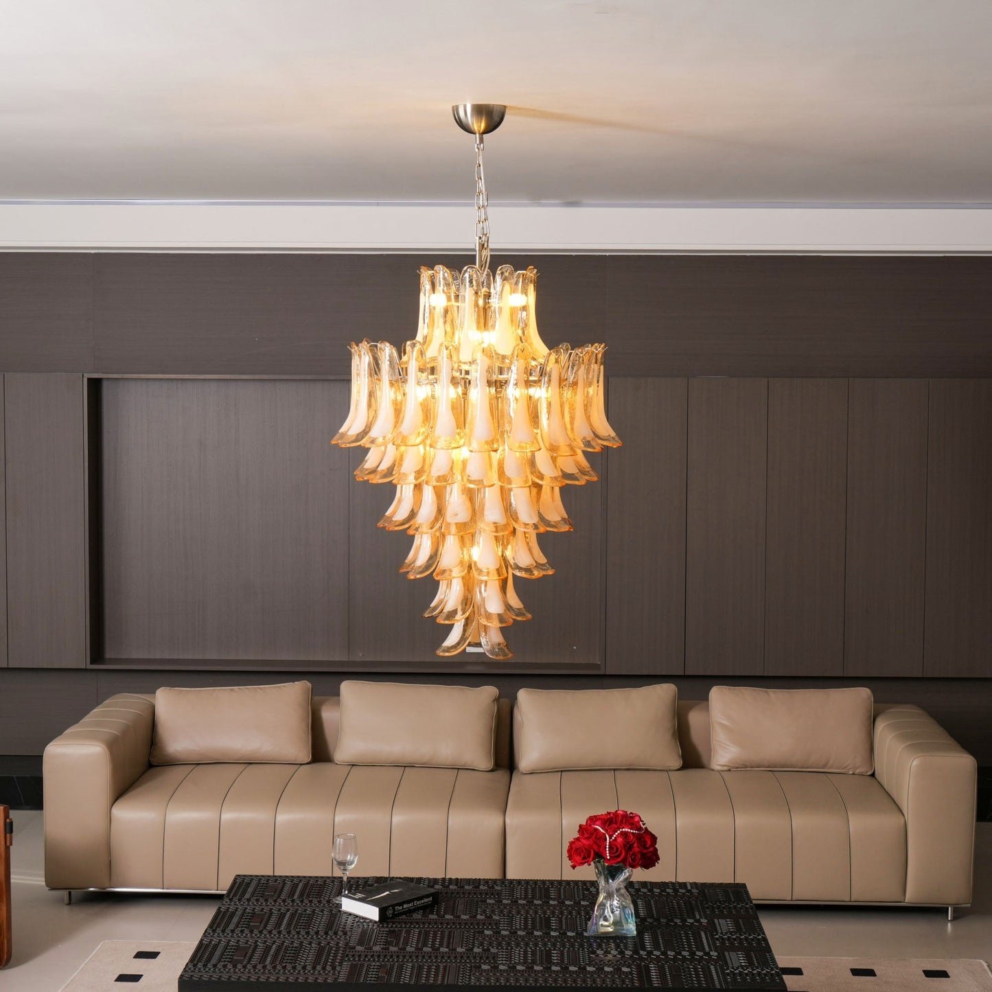 Caramello Petal Chandelier