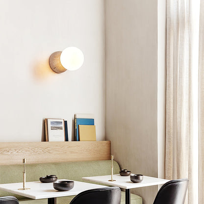 Celestial Travertine Wall Sconce