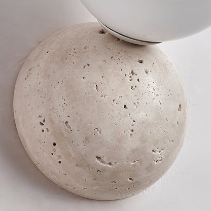 Celestial Travertine Wall Sconce