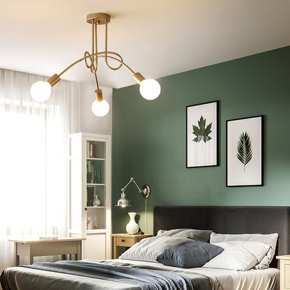 Colonial Sputnik Ceiling Lamp