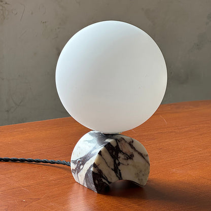 Crescent Marble Table Lamp