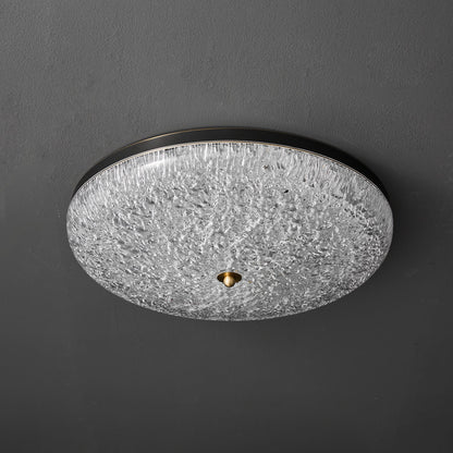 Crystalline Round Ceiling Lamp