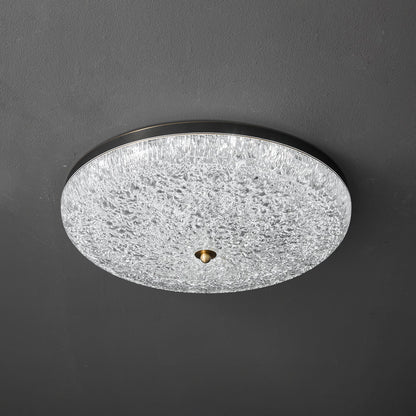 Crystalline Round Ceiling Lamp