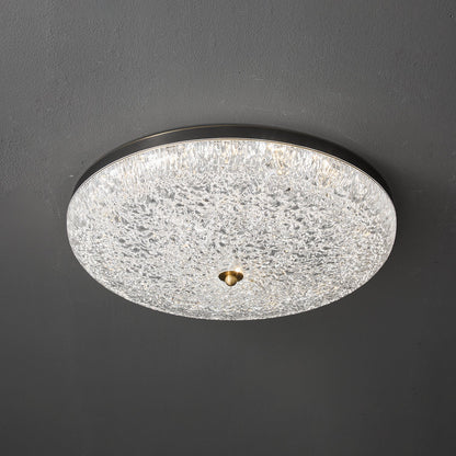 Crystalline Round Ceiling Lamp