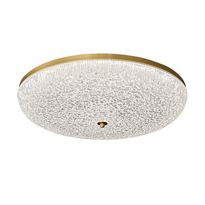 Crystalline Round Ceiling Lamp