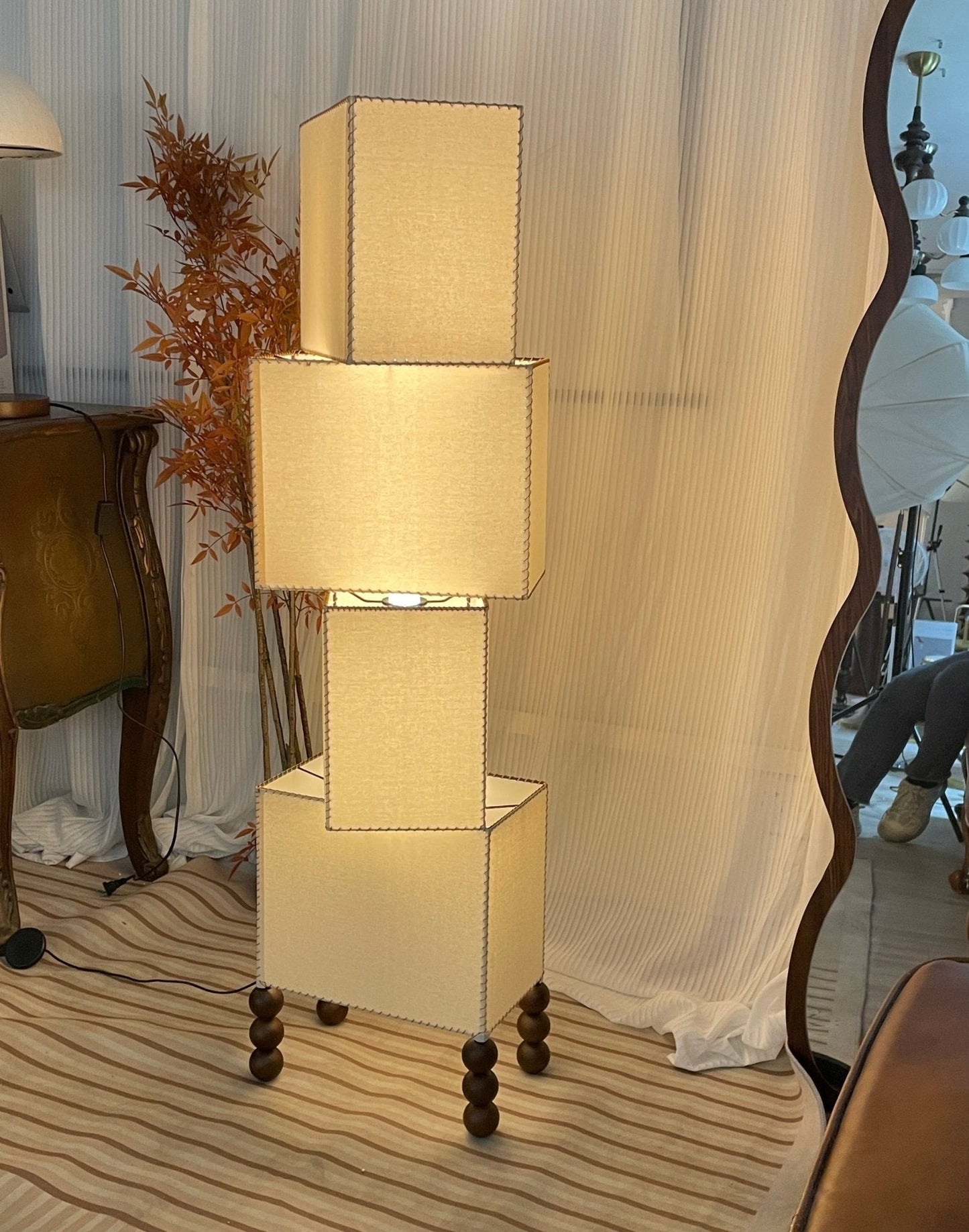 Cubia Fabric Floor Lamp